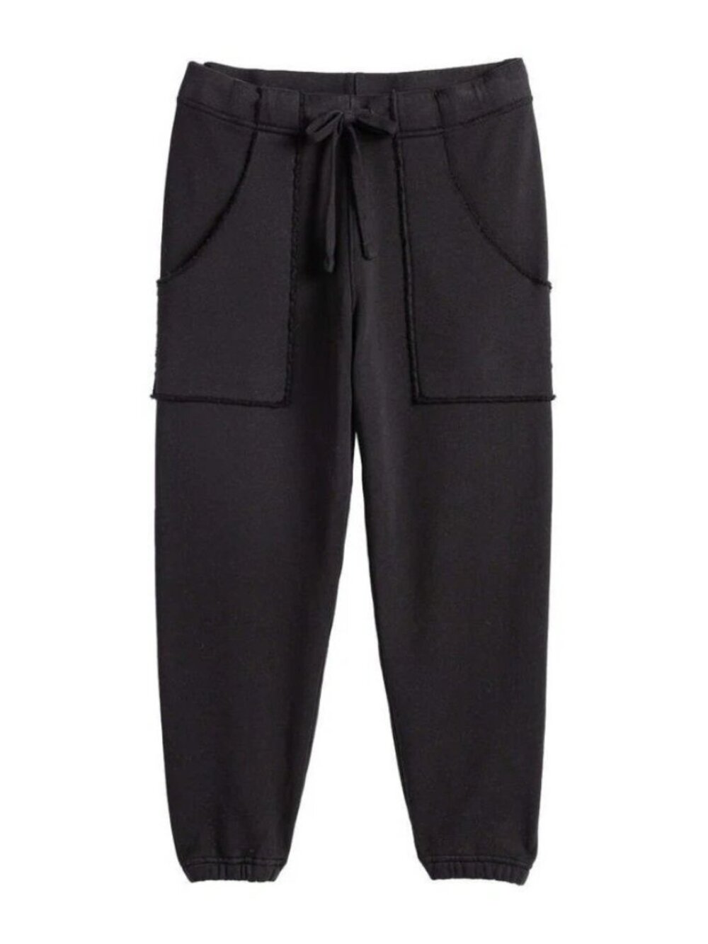 Frank & Eileen Eamon Jogger Sweatpant 100% Cotton Triple Terry Fleece Black XL